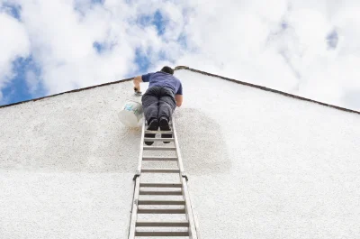 Peinture extérieure à Gaudechart — façades et ravalement